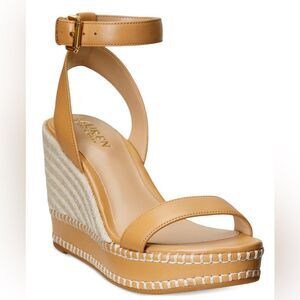 Lauren Ralph Lauren Women's Hilarie Ankle-Strap Espadrille Wedge Sandals Sz 11